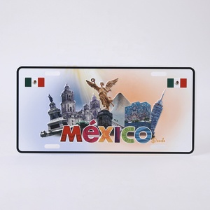 Recuerdos de México, Placa de Matrícula Personalizada, Tamaño 30*15cm, Placa de Coche de Aluminio, Diseño Decorativo - Product Image 4