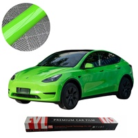 Autocollant en vinyle vert vipère brillant pour animaux de compagnie, anti-rayures, à haute élasticité, auto-adhésif, 1.52x17m