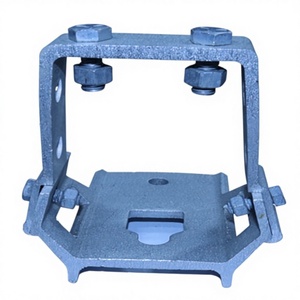 Support de câble en <span class=keywords><strong>acier</strong></span> <span class=keywords><strong>galvanisé</strong></span> à chaud / alliage d'aluminium pour ligne électrique aérienne / matériel de ligne de poteau / raccords de ligne de transmission - Product Image 1