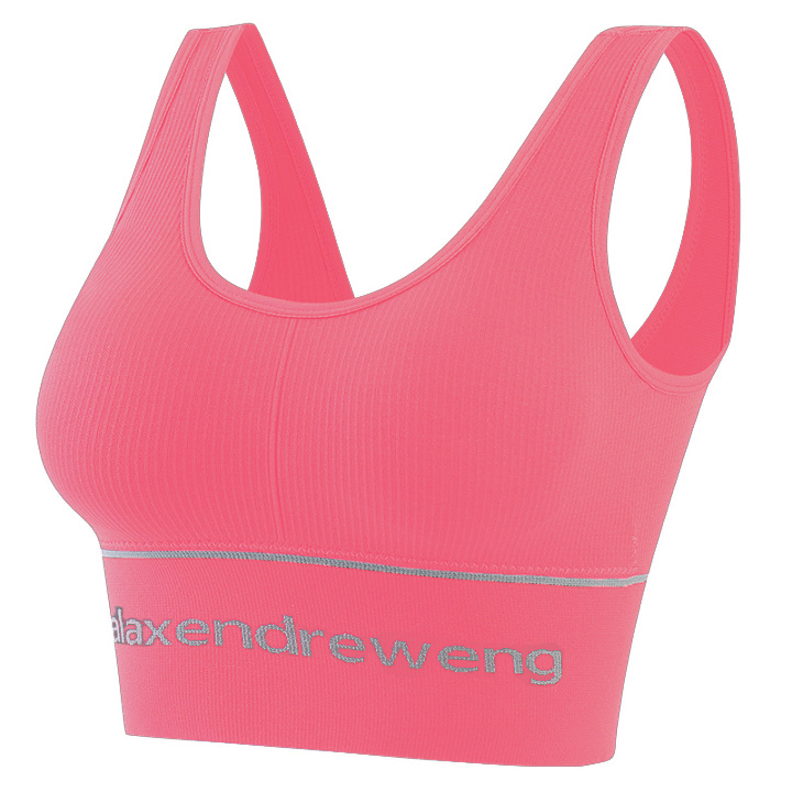 Спортивный жилет для тренировок и бега, женские спортивные бюстгальтеры большого размера, Женский мягкий удобный бюстгальтер в рубчик для йоги