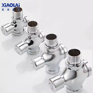 שסתום הדחה ידני לחיסכון במים עם גוף פליז מלא, לחיצה ידנית לשירותים, לשימוש במלונות, אסלה, פאנה, משתנה - Product Image 3