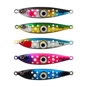 60g Peixe Luz Água salgada LED Metal Jig Isca De Pesca Lento Passo Lento Jigging Artificial Hard Lure Casting Lead Metal led jig - Product Image 4