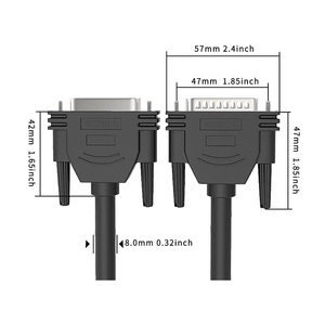 कस्टम db25 पुरुष महिला D-USB केबल 26awg 25 पिन वायरिंग हार्नेस के साथ 25 पिन वायरिंग - Product Image 3
