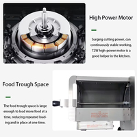 Hoge Output Automatische Weegbree & Bananenchips Snijmachine 220V Multi-Chip Snijmachine Met Kern Motor Component