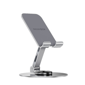 Giá đỡ điện thoại kim loại 2025, hợp kim, xoay 360 độ, để bàn, dành cho văn phòng - Product Image 1