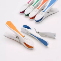 Pinces à vêtements en plastique coupe-vent antidérapantes pour accrocher des vêtements serviettes chaussettes chemises artisanat Snack Food pince à linge