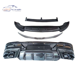 Kit de carrocería de coche de alta calidad para Benz C167 W167 <span class=keywords><strong>GLE</strong></span> <span class=keywords><strong>43</strong></span> 53 Coupe a estilo Larte alerón difusor trasero de labio delantero de fibra de carbono - Product Image 1