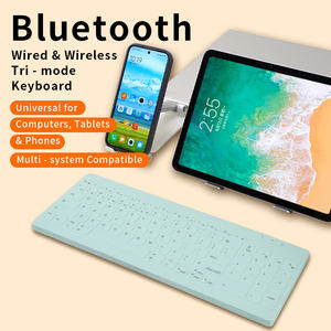 HengYu Wireless Waterproof New 96-Key Silent Membrane <b>Portable</b> Type-C Three Mode <b>Keyboard</b> Pad Model C96 OEM/ODM for All Pad - Product Image 5