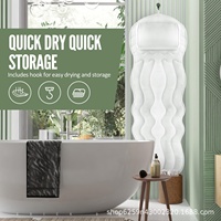 Oreiller de bain 3D moderne lavable en machine coussin de salle de bain oreiller de baignoire livraison directe transfrontalière de pour Amazon