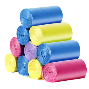 Sacs poubelles HDPE épaissis personnalisés pour usage domestique, hôtelier et de bureau, 100% plastique, sacs poubelles jetables, grande quantité - Product Image 1