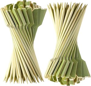 Brochetas de Bambú Teppo Desechables de Calidad Premium, Palitos de Bambú Biodegradables Ecológicos Naturales para BBQ, Palillos Planos de Grado Alimenticio, Económicos - Product Image 6