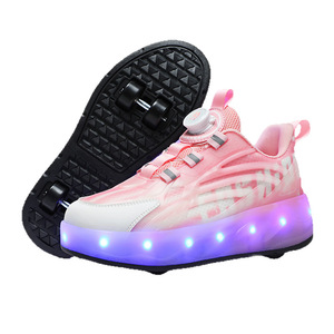 Zapatillas Deportivas Casuales con Luces LED y Parte Superior de Cuero Genuino para Niños y Niñas - Product Image 6
