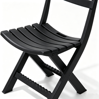 Ensemble de table et de chaises pliantes en plastique, mobilier de salle à manger pliable portable pour restaurant, hôtel, banquet, café en plein air