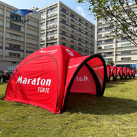 TPU imperméable annoncent l'auvent gonflable de forme de X 10ft annonçant le chapiteau gonflable de tentes de dôme de la publicité pour l'exposition extérieure d'événements
