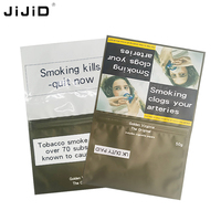 Bolsas de Embalaje de Tabaco Vacías con Cierre de Cremallera JIJID, Bolsas de Embalaje Personalizadas para Tabaco de 30g 50g