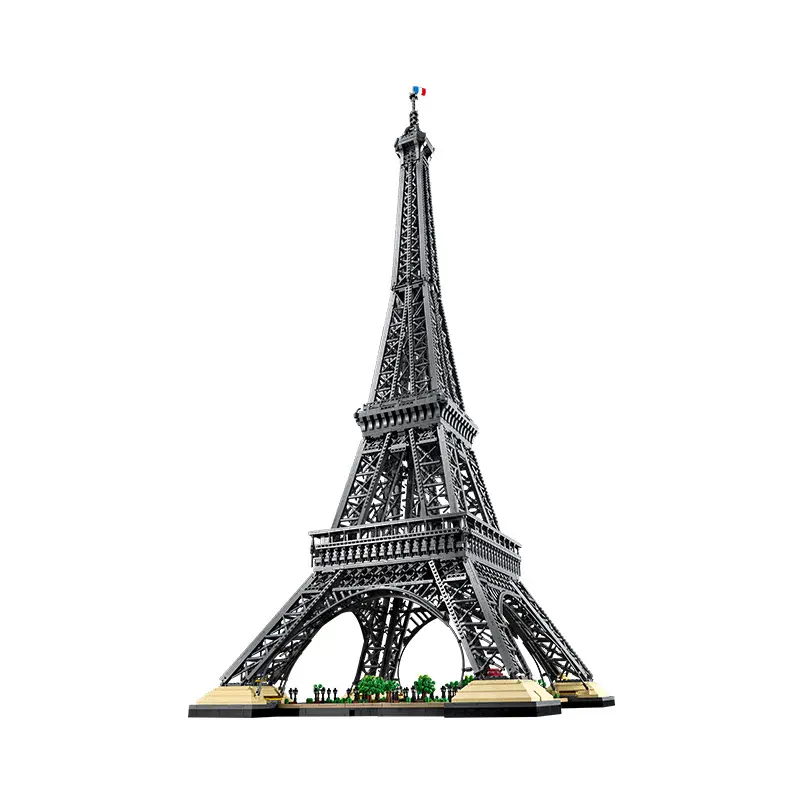10001Pcs Architectuur Paren Eiffeltoren Bouwsteen Voor Kinderen Compatibel 10307 Modelbouwpakketten Maker Deskundige Speelgoedstenen