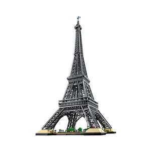 10001 adet mimari paris eyfel kulesi yapı taşı çocuklar için uyumlu 10307 modeli kitleri oluşturan uzman oyuncak tuğla