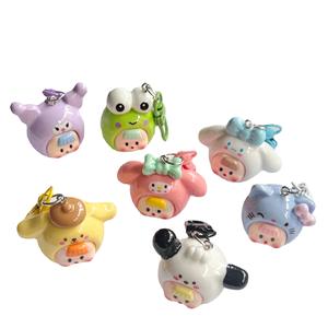 売れ筋かわいいDIY樹脂チャーム車のキーバッグペンダントカワイイ樹脂工芸品漫画樹脂電話チャーム卸売 - Product Image 2