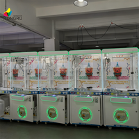 Distributeur de jouets gagnant des prix, machine à griffes à jouets, machine de vente automatique, jeux à jetons, jeux d'arcade, machine de jeu d'arcade à pièces, jaune