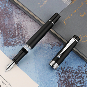 MAJOHN T5 portapenne <span class=keywords><strong>nero</strong></span> opaco penna stilografica a pistone differenziale per adulti business office firma firma scrittura per studenti - Product Image 4
