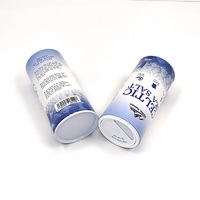 Tube shaker biodégradable couleur personnalisée, qualité alimentaire pour l'emballage de sel, sucre, épices et autres poudres sèches
