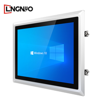 PC Industriale Integrato da 12,1 Pollici LPC FR121 W con CPU Intel Opzionale, RAM e SSD Personalizzabili, Senza Ventole, Corpo in Alluminio per Fabbriche Intelligenti