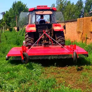 Tarım traktör 3 nokta hitch güçlü çim saman döner çim biçme makinesi satılık