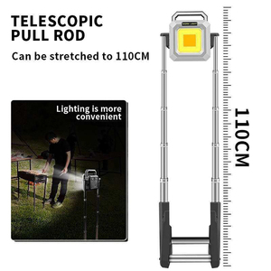 New Design New Cob Flood Work <strong>Light</strong> High Power Folding Led Rechargeable Working <strong>Light</strong> Telescopic <strong>Pull</strong> Rod LED Work <strong>Light</strong> - Product Image 6