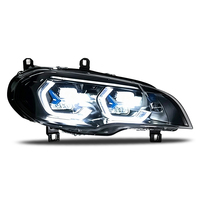 Phare LED de voiture JSL pour BMW X5 E70 2007-2013, ensemble de phares LED laser, style laser, DRL, clignotant séquentiel