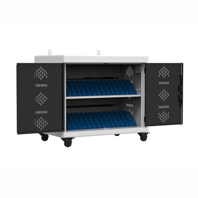 Customized Tablet PC Laptop Charging Locking Cabinet Mobile Device Tablet PC Computer Notebook Laptop Charging Carts With Lock