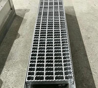 Matériaux de construction en gros : Grille de sol en acier, Grille de drainage en acier à bandes