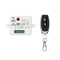 Champions AG-C130 85V-240V Juego de Interruptores Inalámbricos con Control Remoto 433MHz Receptor de Relé Control de Código de Aprendizaje DIY para Luces LED Inteligentes