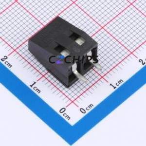 1985881 Screw Terminal Block Through hole Component (THT),P=5mm Connector 5mm Black Through Hole 2P - Product Image 2