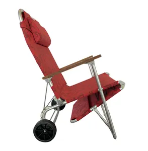 제조 업체 잘 만든 해변 접이식 의자 무중력 라운지 의자 머리 받침