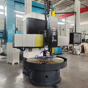 Torno vertical Cnc para fabricação de aro de carro com CE, máquina-ferramenta de torno de coluna única CK5116 para serviço pesado