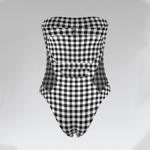 Traje de Baño Monokini Premium Personalizado de Cintura Alta y Corte Curvo para Control de Abdomen y Uso en Playa o Resort - Product Image 2