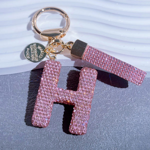 Portachiavi in Metallo con Lettere Diamantate, Personalizzabile, Regalo Festivo per Donne e Ragazze, Accessorio Lucido e Carino per Zaino - Product Image 6