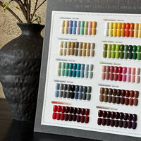 Kit de vernis gel ZRKGEL 135 couleurs avec base, top coat et nuancier, flacons de 15 ml, sans TPO ni HEMA, vente en gros, kit de vernis gel UV