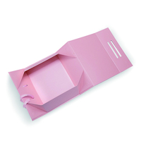 Caja de Papel Personalizada de Lujo con Tapa Magnética Abatible para Ropa, Joyería, Perfume, Regalo, con Cinta y Papel Metalizado
