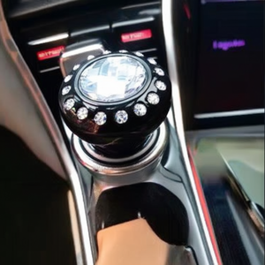 Car Cigarette Lighter <b>Socket</b> With Crystal Decorative Cover <b>Universal</b> Auto Accessory - Product Image 2