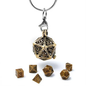 D20 Skeleton Mini Kim Loại Dice Set Với Hộp Lưu Trữ + 7-Mảnh Thiết Lập, Di Động Dungeons & Dragons Trò Chơi Dice, Dnd Dice - Product Image 6