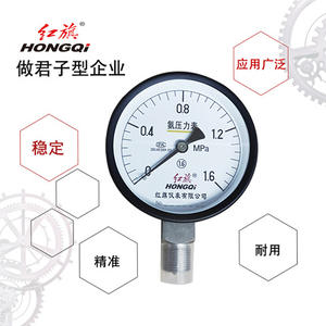 Manomètre à ammoniac HONGQI 100 mm, précision 1,6, raccord M20*1,5, analogique, pour entrepôt frigorifique - Product Image 3