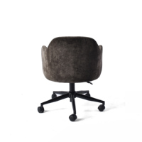 Chaise de bureau ergonomique moderne CARLFORD pour enfants, pivotante, en tissu, pour la maison et le bureau