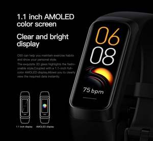 Reloj Inteligente C60 con Pantalla AMOLED de 1.1'', Monitor de Sueño, Funciones Deportivas, Frecuencia Cardíaca, Presión Arterial, Oxígeno, Temperatura Corporal - Product Image 3