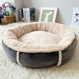 Sofá cama de lujo para mascotas cama duradera y cálida para dormir para perros y gatos lavado personalizado lindo lujo suave mascota pequeña Ded para perro - Product Image 1