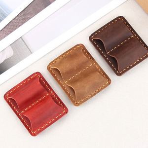 Porte-stylo double fente en cuir pour carnet, bloc-notes, porte-documents, accessoires d'organisation pour la salle de classe et le bureau - Product Image 3