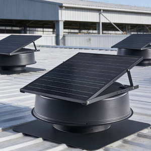 Ventilateurs d'extraction solaires industriels <span class=keywords><strong>de</strong></span> 40 watts pour combles - Ventilation HVAC montée au plafond pour l'extraction <span class=keywords><strong>de</strong></span> fumée et <span class=keywords><strong>de</strong></span> chaleur - Product Image 1