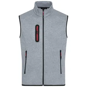 Gilet en polaire tricoté pour homme, merchandising personnalisé - Product Image 3