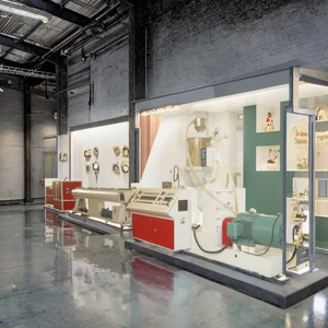 Nouvelle machine PE à vis unique double vis WPC/UPVC composant de noyau de moteur PVC tuyaux de drainage d'alimentation en eau extrudeuses <span class=keywords><strong>Film</strong></span> de fil PP - Product Image 2