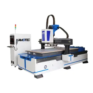 The Most Popular High-efficiency Woodworking Carving Machine Cnc Router 1325 4 Axis Wood With A Linear Sword Replacement Device